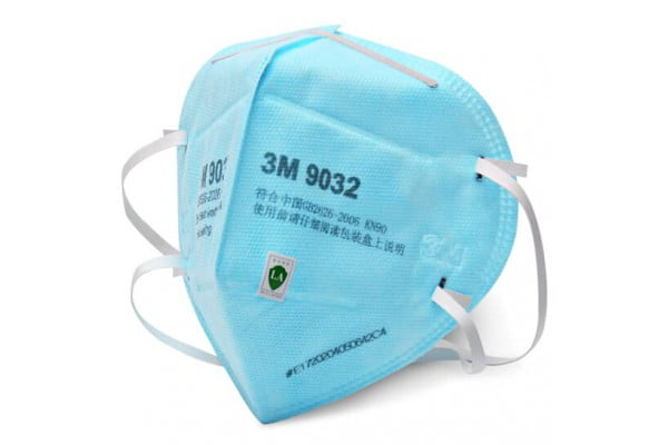9032 頭帶式折疊防護口罩（KN90)